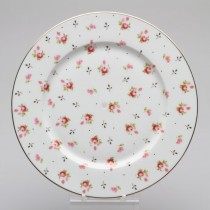 Rose Bud Round 10.5in Salad Plates, Set of 4