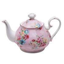 Shabby Rose Pink Teapot