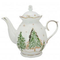 Green Pine Tree Teapot