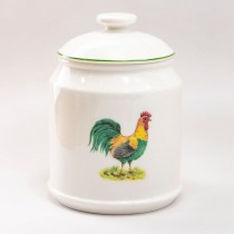 Elegant Farmhouse Canister-Rooster, S/2