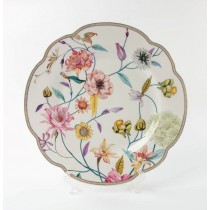 Daisy and Bird 10.5in Plates, Set of 4
