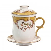 Finch Yellow 4 Piece Tea for Me Set