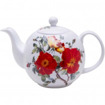 Rose and Poppy Teapot