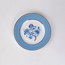 Bone China Blue Danube Dessert  Plate, Set of 4