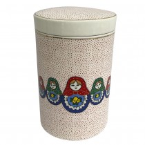 Russion Doll Porcelain Lid Canister