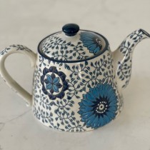 Texture Blue Sunflower Teapot