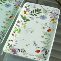 Summer Meadow Bone China Loaf Tray, Set of 2