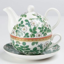 Morris Green Vine Tea for One Set
