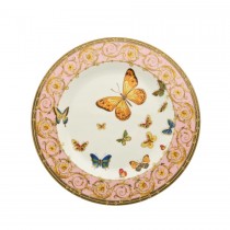 Pink Butterfly Dessert Plates, Set of 4