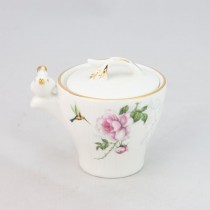 Crafted Gold Songbird Sugar and Creamer Set