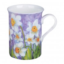 Daffodil/Pastel Purple Can Mugs, Set of 4
